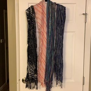 4 scarves for the price of 1! Great condition! SFH